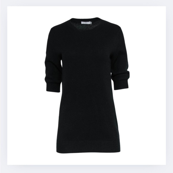 Vince Black Cashmere Tunic Sweater - Picture 8 of 9